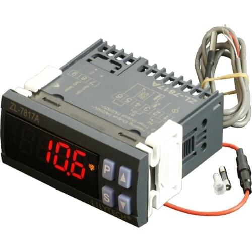 LILYTECH ZL-7817A PID Temperature Controller Thermostat with Integrated SSR 100-240Vac Power Supply