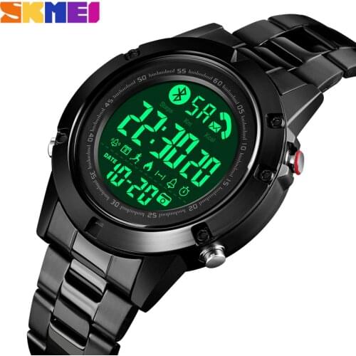 SKMEI Mens Sports Smart Watches Motion Track Waterproof Pedometer Calorie Fashion Digital Wristwatches reloj inteligente 1500