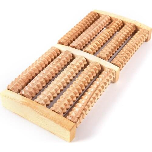 1Pcs Wooden Roller Foot Massager Stress Relief Health Therapy Relax Massage Tools For Foot Care Tool High Quality