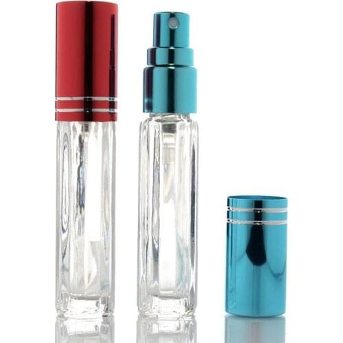 150Pcs Mini 3Ml Spray Bottle Clear Glass Portable Refillable Make Up Remover Perfume Aromatherapy Fragrance Fine Mist Atomizer