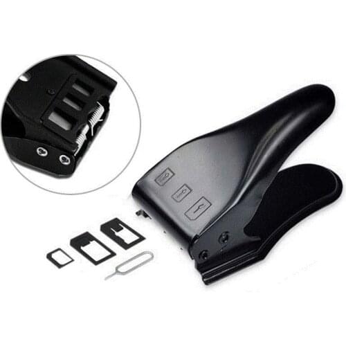 3 in 1 Universal SIM Micro Nano sim card cutter for Micro SIM card cutter tool for Apple iPhone Samsung Huawei Xiaomi phone