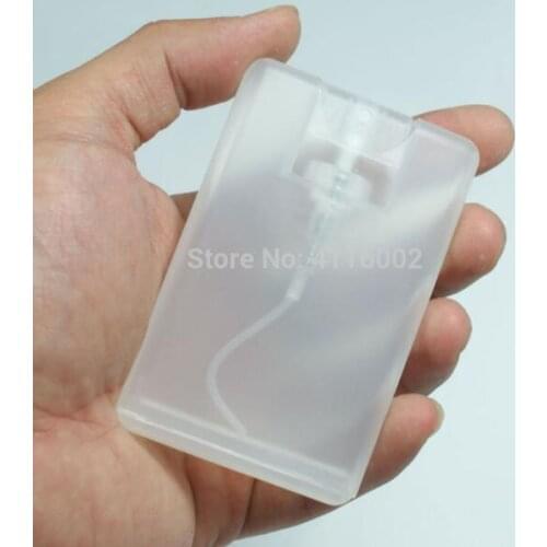 300pcs 20ml Plastic Spray Parfum Box Card Moisturizing Perfume Sprayer Bottle Refillable Perfume Spray Pump Only One Time