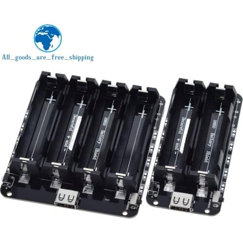 Two Voltage 18650 Lithium Battery Shield V8 Mobile Power Expansion Board Module 5V/3A 3V/1A Micro USB For Arduino ESP32 ESP8266