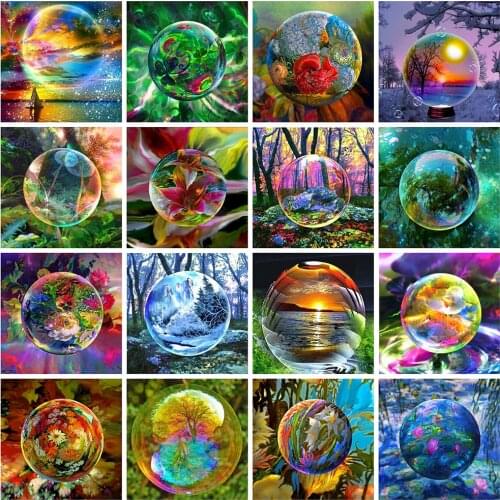 Evershine Diamond Painting Full Square Drill Landscape Diamond Embroidery Glass Ball Rhinestone Pictures Home Decoration Art