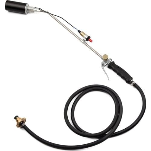 Propane Torch Weed Burner with Electronic Ignition Switch 6.6ft Hose for Ice Snow Melting Lawn Garden Farm Industry Construction