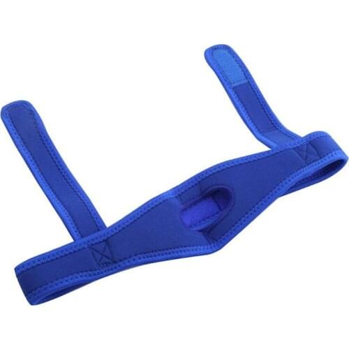 H7JC Unisex Anti Snoring Chin Strap Hollow Out Ajustable Snore Stopper Bandage Belt