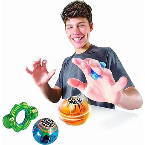 Magnetic Fidget Gags Toy Magnetic Flashing Glowing Ball Stress Reducer Spinner Toys Magic Speed Induction Magneto Spheres