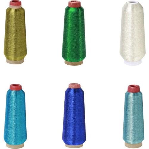 Mix Color Pick 3200m/Roll Reel DMC Metallic Embroidery Crochet Knitting Cross Stitch Yarn Threads Sewing tool machine needlework