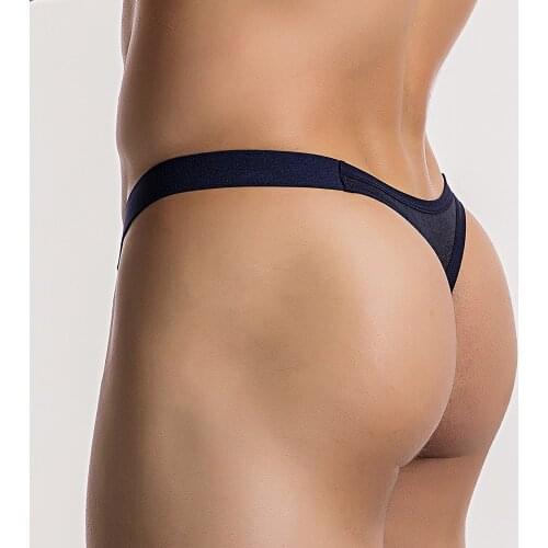 Underwear Mens T-Back G-String Briefs Sexy Breathable Thong Erotic Lingerie Tangas Underpants Costume Male Micro Bikini Panties