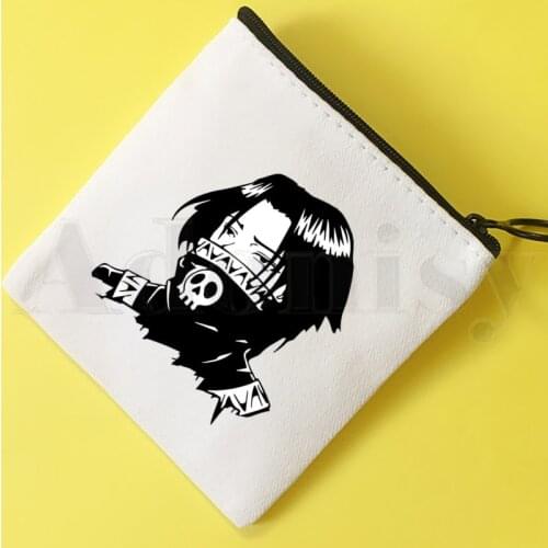 Hunter X Hunter Feitan Phantom Troupe Harajuku Coin Purse Illustration Key Case Simple Small Cloth Bag New Creative Coin Purse