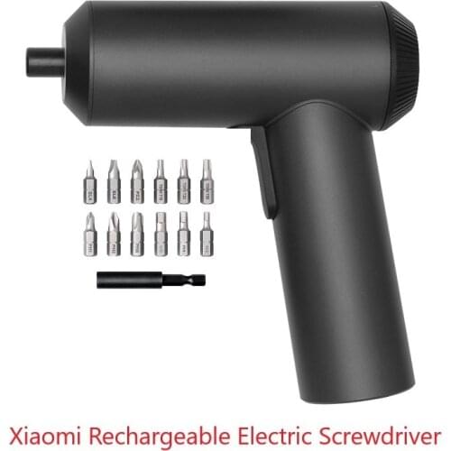 Original Xiaomi Mijia electric screwdriver cordless with 12Pcs S2 screwdriver 3.6V 2000mah rechargeable electric screwdriver