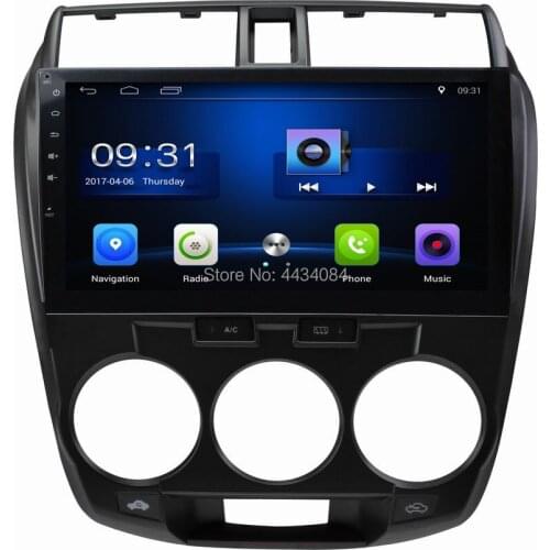Ouchuangbo car audio digital screen gps stereo system android 8.1 for City 2011 support USB SWC reverse camera 4 core