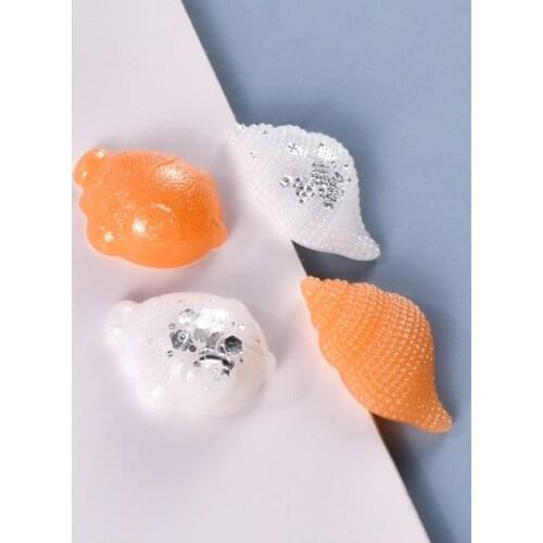 R58E Crystal Epoxy Resin Mold Mini Fish and Shell Decorations Silicone Mould DIY Crafts Soap Candle Jewelry Casting Tool