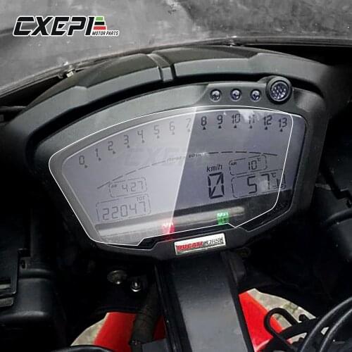 For Ducati 848 1098 1198 Motorcycle Instrument Speedometer Cluster Scratch Protection Film Screen Protector