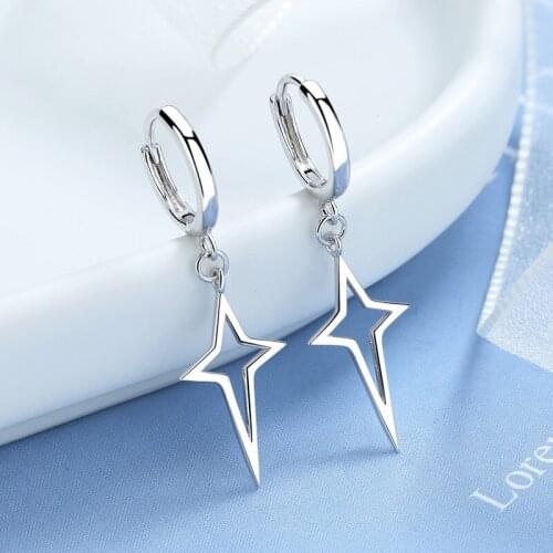S925 Sterling Silver Womens Earrings Womens High-quality Shiny Wedding Pierced Earrings Exquisite Jewelry Gift Party Wedding