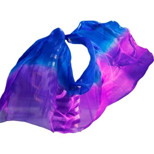 2019 high quality dance veils womens dancing Accessories 100% silk belly dance veil wholesale Size and color can be customized