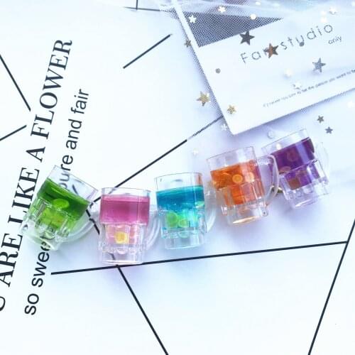 10pcs Fashion Fruit ice drink beer Charms for DIY decoration earring key chain Jewelry Making Lovely gift