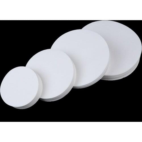 100PCS 7/9/11/12.5cm Laboratory filter paper Circular Qualitative filter paper medium speed Funnel filter paper