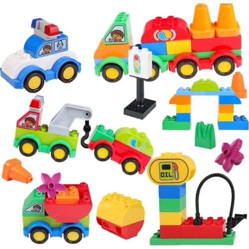 56/67 Pieces Build Your Own Toy Cars Set Building Blocks Building Bricks