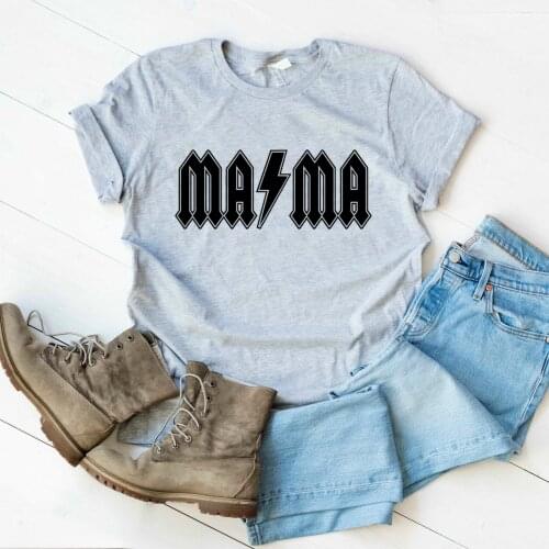 ACDC Mama T-Shirt Rocker Mama Shirts Mothers Day Gift Shirt Gift For Mom