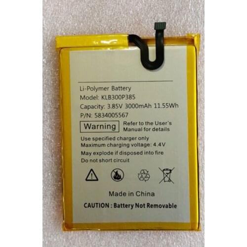 3000mah KLB300P385 battery For Konka 510 S5 Cell phone batterie+Number tracking