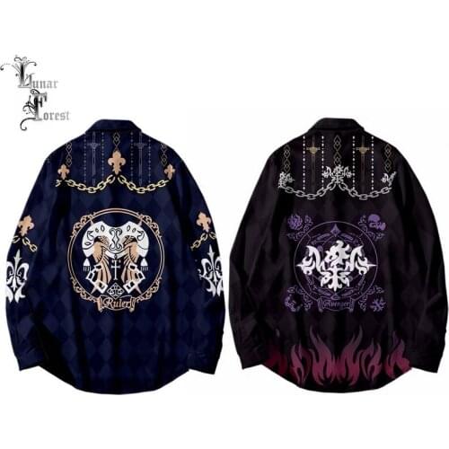 Anime Fate/ Saber Alter 3D Printing Unisex Shirt Women/Men Casual Long Sleeve Cool Loose Button Overclothes Oversize 6XL