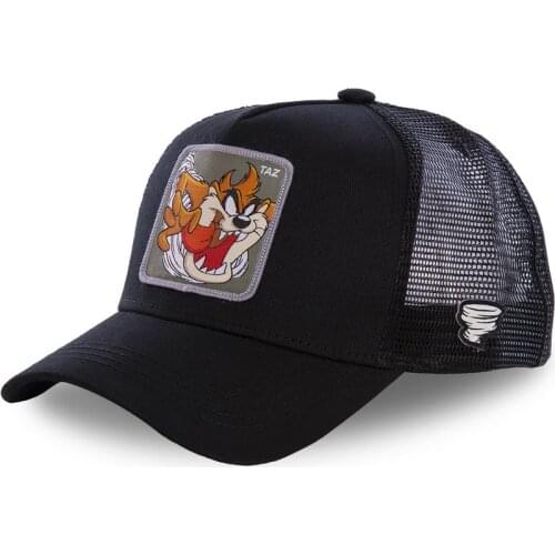 Whirlwind TAZ Mesh Hat Summer Baseball Cap Women Men Snapback Cartoon Net Hat Drop Shipping