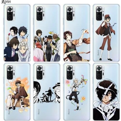 Anime Bungou Stray Dogs Silicone Cover For Xiaomi Redmi Note 10 10S 9 9S Pro Max 9T 8T 8 7 6 5 Pro 5A 4X 4 Phone Case