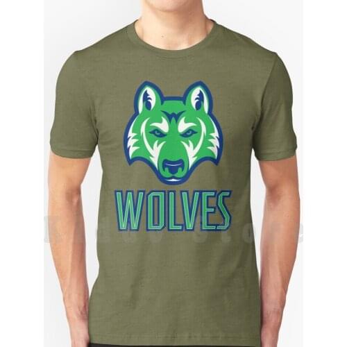 Wolfsburg Wolves T Shirt Cotton Men DIY Print Cool Tee Sport Football Soccer Logo Animals Wolves Wolfsburg