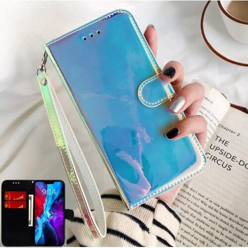 Glossy Mirror Phone Cover For Realme 8 C1 C2 C12 C15 C17 C20 C21 C25 V13 Q3 Q3i GT 5G V5 Narzo 10 10A 20 Stand Leather Case Etui
