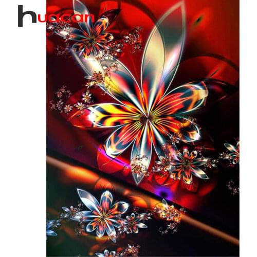 Huacan Diamond Painting Full Square Mandala 5D Diamond Embroidery Mosaic Kits Art Home Decoration