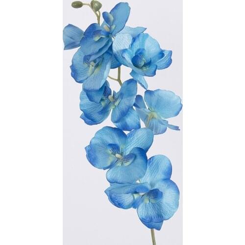 1pc Artificial Silk White Butterfly Orchid Flowers Moth Fake Flower for Wedding Party Home Festival Decoration