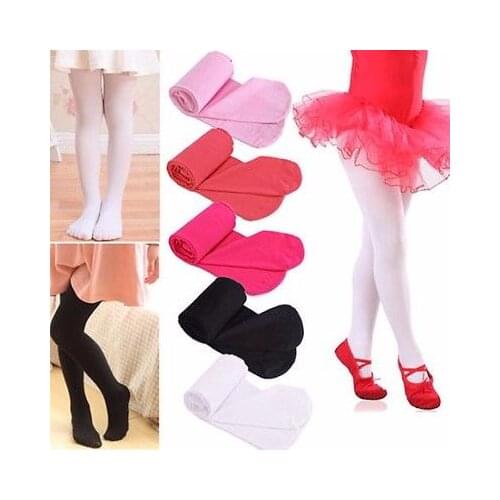 Baby Kids Girls Tights Soft Velvet Ballet Dancewear Tights Pantyhose 4-9Y