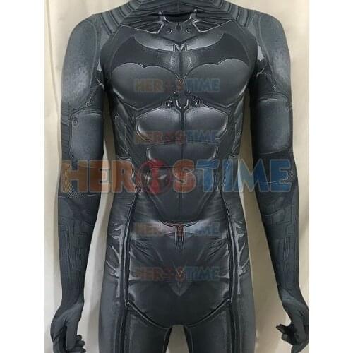 Man Arkham Origins Cosplay Costume 3D Print Zentai Cosplay Costumes Man Spandex Lycra Suit Custom Made Hot Sale