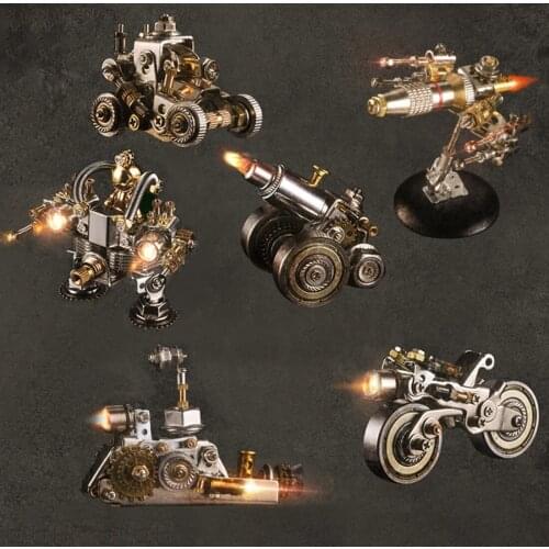 DIY Armor Series Metal Model Kit 3D Assembly Puzzel Toy Training Toy For Children Educational Toys Birthday Gift - Random Style