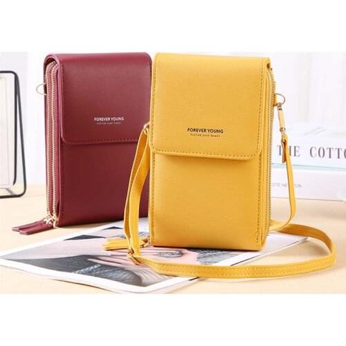 2021 New Mobile Phone Bag Fashion Small Wallet Womens Messenger Single Shoulder Bag Mini Girls' Daily Crossbody Bag
