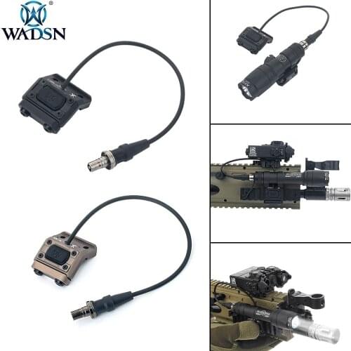 WADSN New Tactical Mini Modlite Modbutton Pressure Remote Switch For SF M300 M600 Hunting Gun Weapon Flashlight Fit 20mm Rail