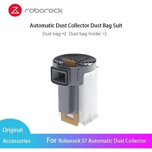 Original Accessories For Roborock S7 Vacuum Cleaner robot Automatic Dust Collector Dust Bag Suit