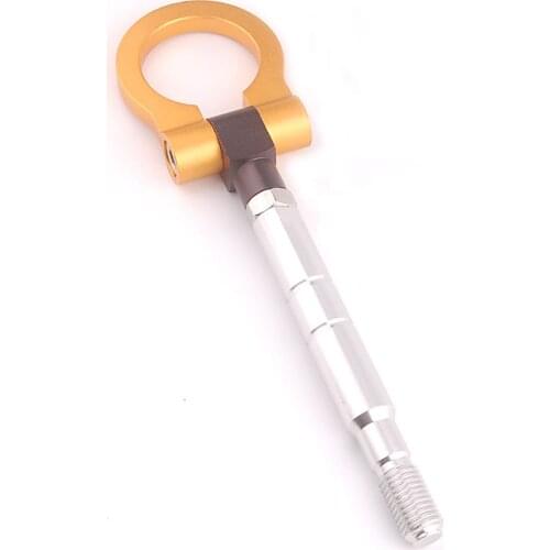 BBQ@FUKA Aluminum Racing Screws Car Front Rear Tow Hook Ring CNC Kit Fit For Subaru Forester GT86