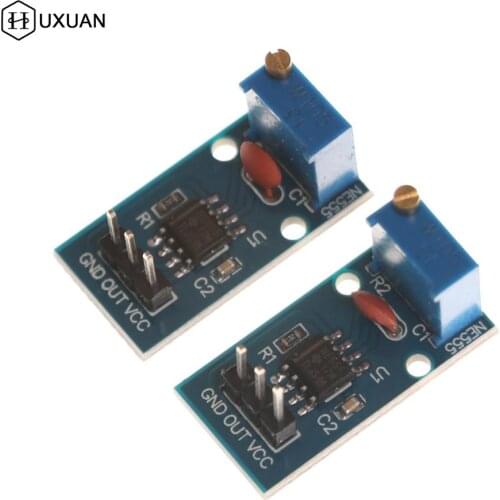 Adjustable Pulse Generator Module 2pcs 5V-12V NE555 Frequency For Arduino New 29x12MM