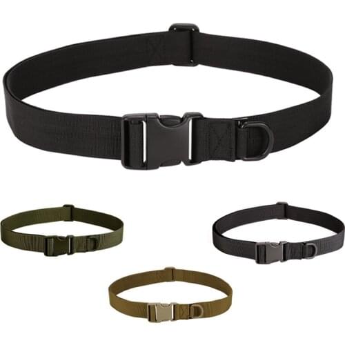 Outdoor Adjustable Belt Buckle Tactical Bag Waistband,Riding Climbing Hunting Girdle,Army Accessory Bag Wear-resistant Camo Belt