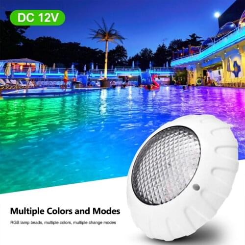 Swimming Pool Lights RGB LED 38W Bulb Lamp+Wireless Remote Control Underwater UK