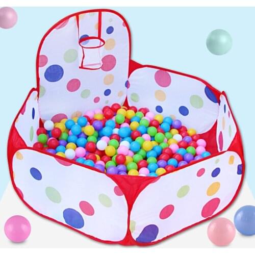 Foldable Ocean Ball Pit Pool Baby Playpen Children Toy Tent Ball Pool with Basket Outdoor Toys for Children Playpen ZP01