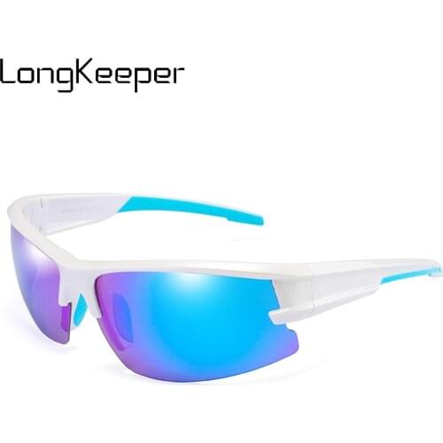 Fashion Polarized Sunglasses Men Luxury Brand Designer Vintage Semi-Rimless Sport Sun Glasses Male Outdoor Driving Goggles UV400