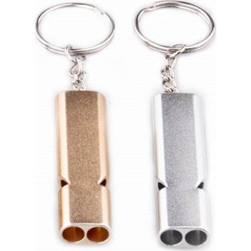 300 PCS Alloy Aluminum Emergency Survival Whistle Outdoor Camping Hiking Accessory Tool