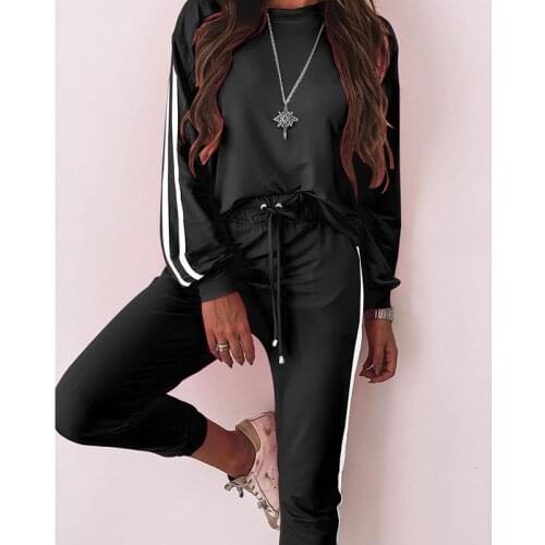 Tracksuit Women Two Piece Set Spring Autumn Clothes Fashion Loose Hoodies Coat Top and Pants Sport Jogger Suit Womens Sets