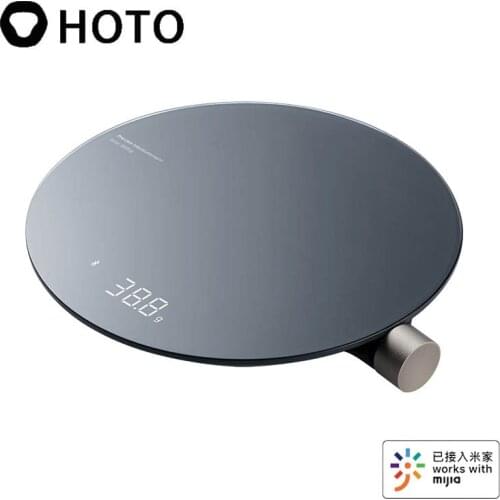 HOTO Smart Kitchen Scale Dark Gray Accurate Weighing Mijia APP Data Record 0.1g High Precision Sensor Hand Coffee Assistant