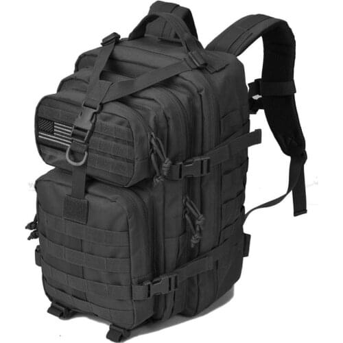 Outdoor Military Tactical Backpack Large Capacity Backpack Army Assault Backpacks For Sports Hiking Camping Hunting 40l Black