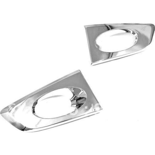 High Quality Chrome Front Fog Light Cover for Honda Jazz / Fit 09 free shipping