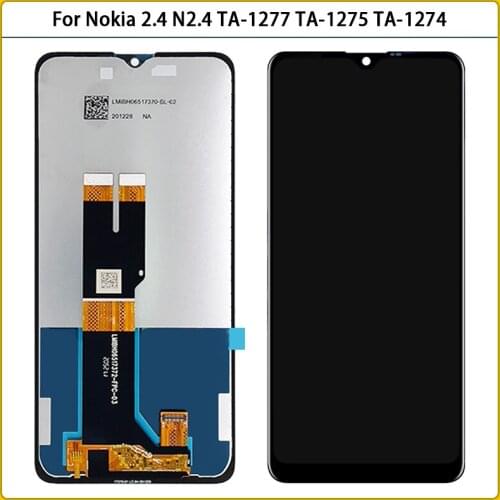 New Original 6.5“ For Nokia 2.4 N2.4 TA-1277 TA-1275 TA-1274 TA-1270 LCD Display Touch Screen Panel Digitizer Assembly Replace